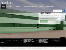 Tablet Screenshot of lucense.it